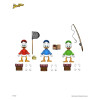 Neca DuckTales - Ultimate Huey, Dewey e Louie - Riri, Fifi e Loulou