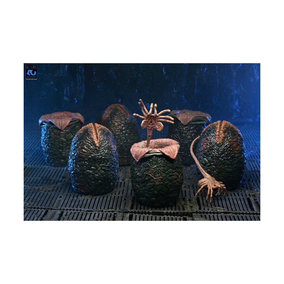 Neca Aliens - Cartone di uova aliene (40° anniversario) - Confezione da 6 accessori