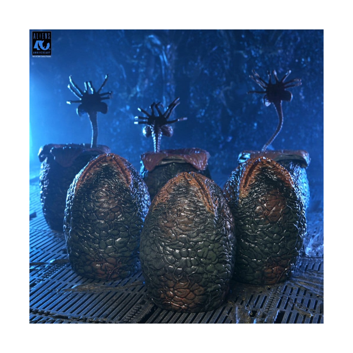 Neca Aliens - Cartone di uova aliene (40° anniversario) - Confezione da 6 accessori
