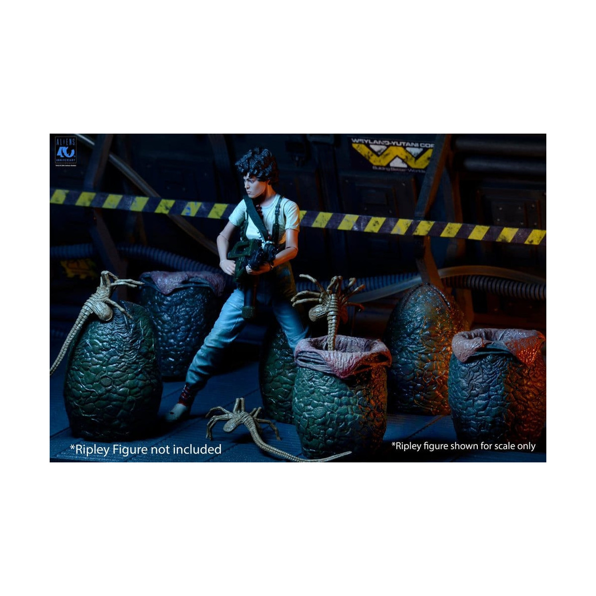 Neca Aliens - Cartone di uova aliene (40° anniversario) - Confezione da 6 accessori