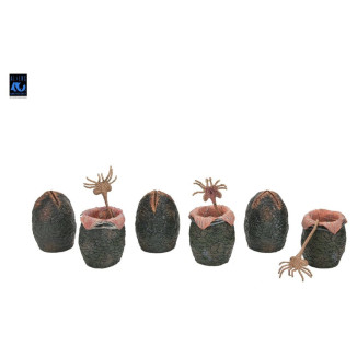 Neca Aliens - Cartone di uova aliene (40° anniversario) - Confezione da 6 accessori