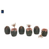 Neca Aliens - Cartone di uova aliene (40° anniversario) - Confezione da 6 accessori