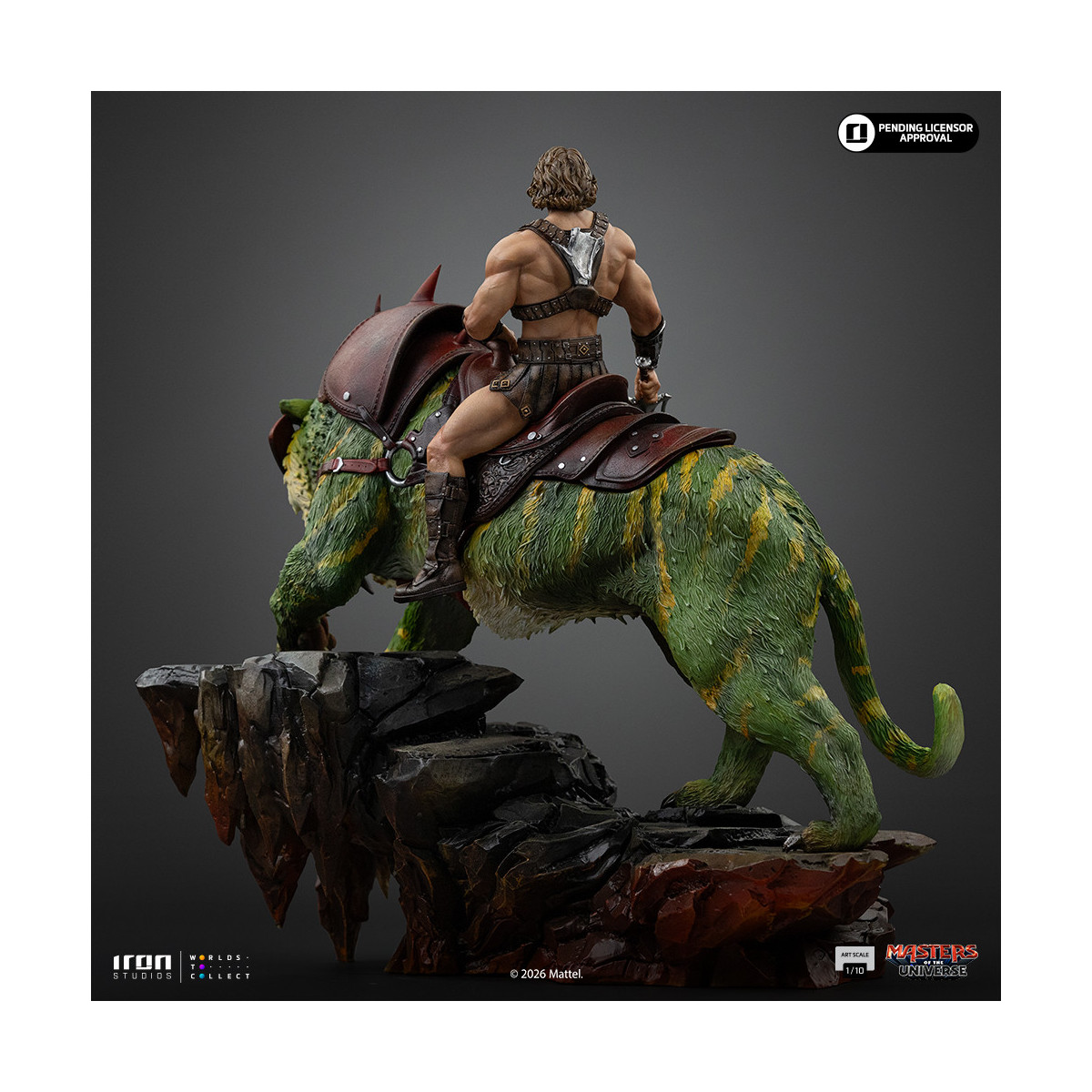 Iron Studios - He-Man e Battle Cat Movie Art Scala 1/10 - Masters of the Universe - Masters of the Universe