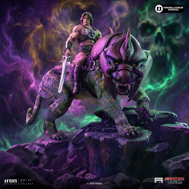 Iron Studios - He-Man e Battle Cat Movie Art Scala 1/10 - Masters of the Universe - Masters of the Universe
