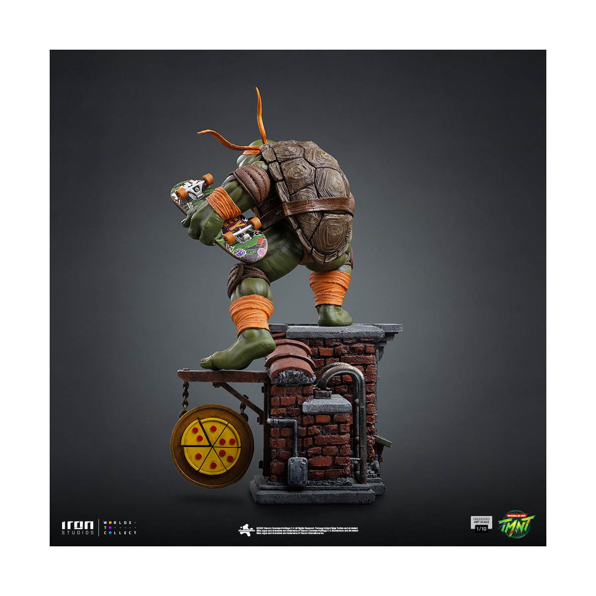 Iron Studios - TMNT - Michelangelo scatenato in scala 1/10 - Teenage Mutant Ninja Turtles