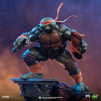 Iron Studios - TMNT - Michelangelo scatenato in scala 1/10 - Teenage Mutant Ninja Turtles