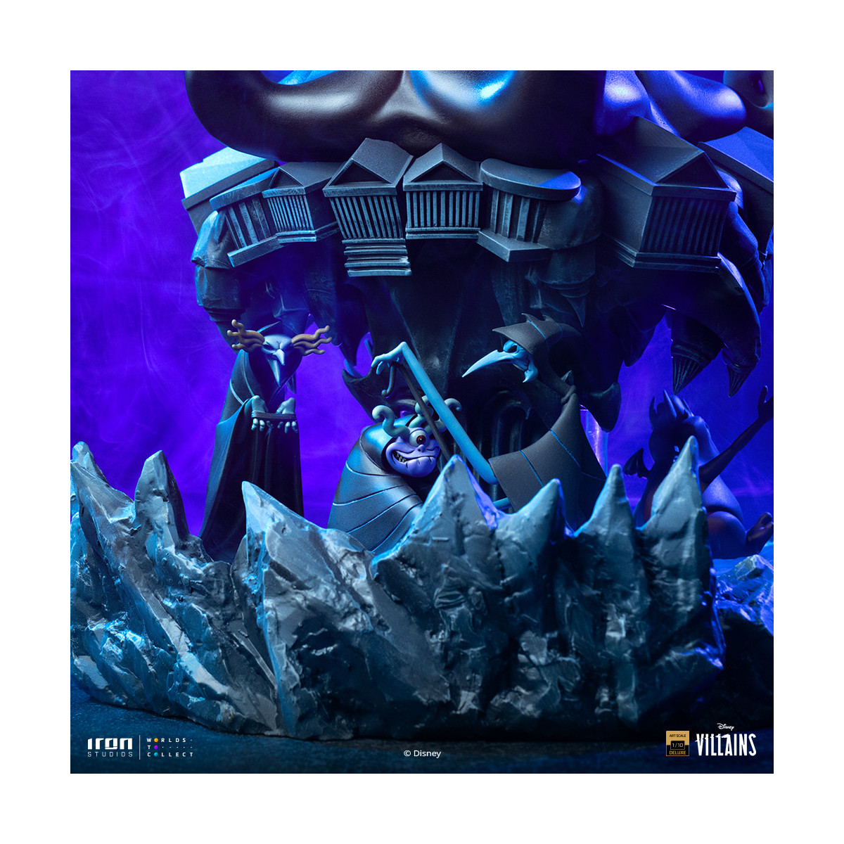 Iron Studios - Disney Villains Hades Deluxe Art Scale 1/10 - Hercules