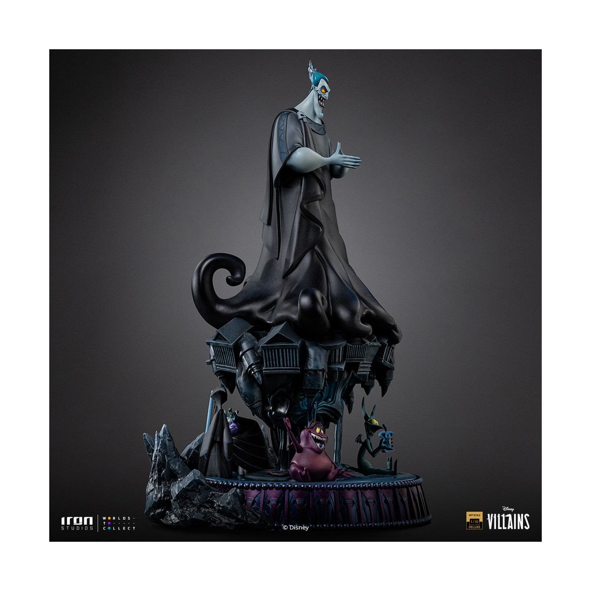 Iron Studios - Disney Villains Hades Deluxe Art Scale 1/10 - Hercules