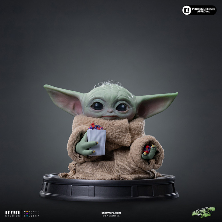 Iron Studios - Grogu PopCorn Time - Grogu Collection Legacy Replica 1/4 - Star Wars: The Mandalorian e Grogu
