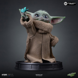 Iron Studios - Grogu Butterfly Wonder - Grogu Collection Legacy Replica 1/4 - Star Wars: The Mandalorian e Grogu