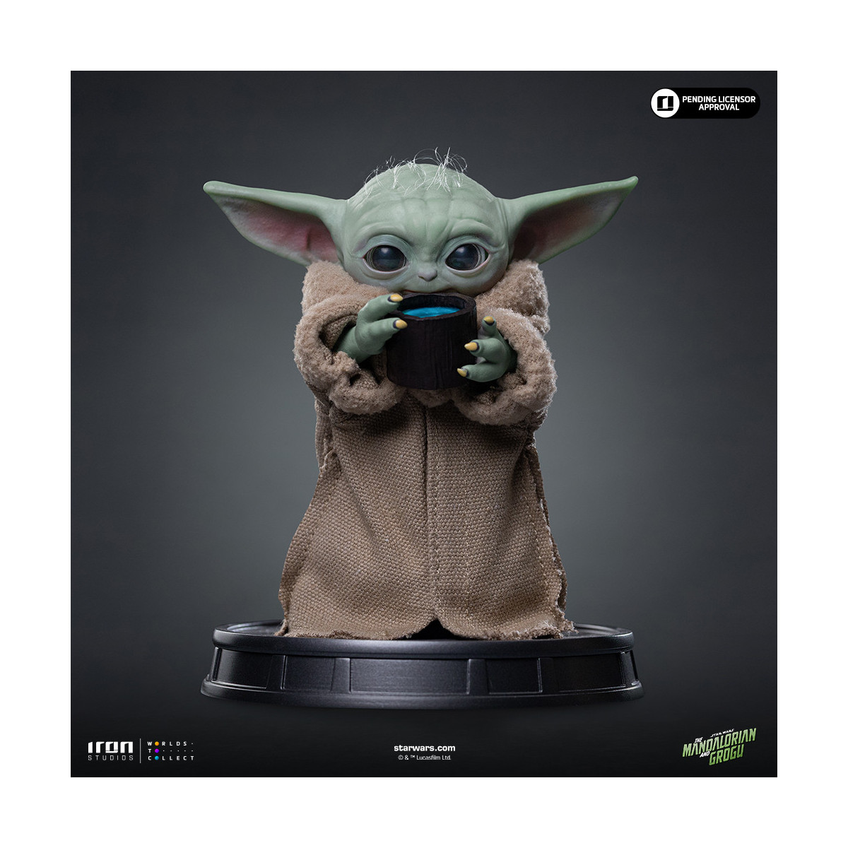 Iron Studios - Grogu sempre affamato - Grogu Collection Legacy Replica 1/4 - Star Wars: Il Mandaloriano e Grogu