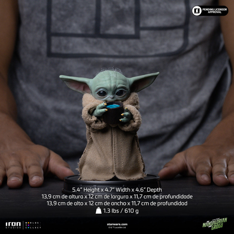 Iron Studios - Grogu sempre affamato - Grogu Collection Legacy Replica 1/4 - Star Wars: Il Mandaloriano e Grogu