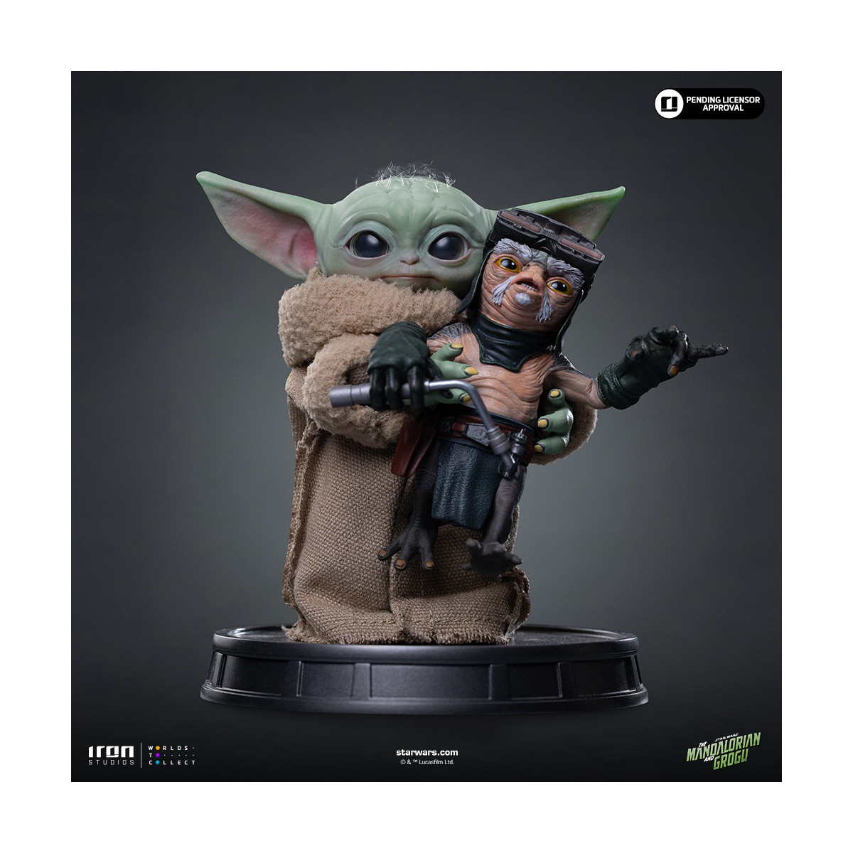 Iron Studios - Grogu No Squeezy - Grogu Collection Legacy Replica 1/4 - Star Wars: The Mandalorian e Grogu