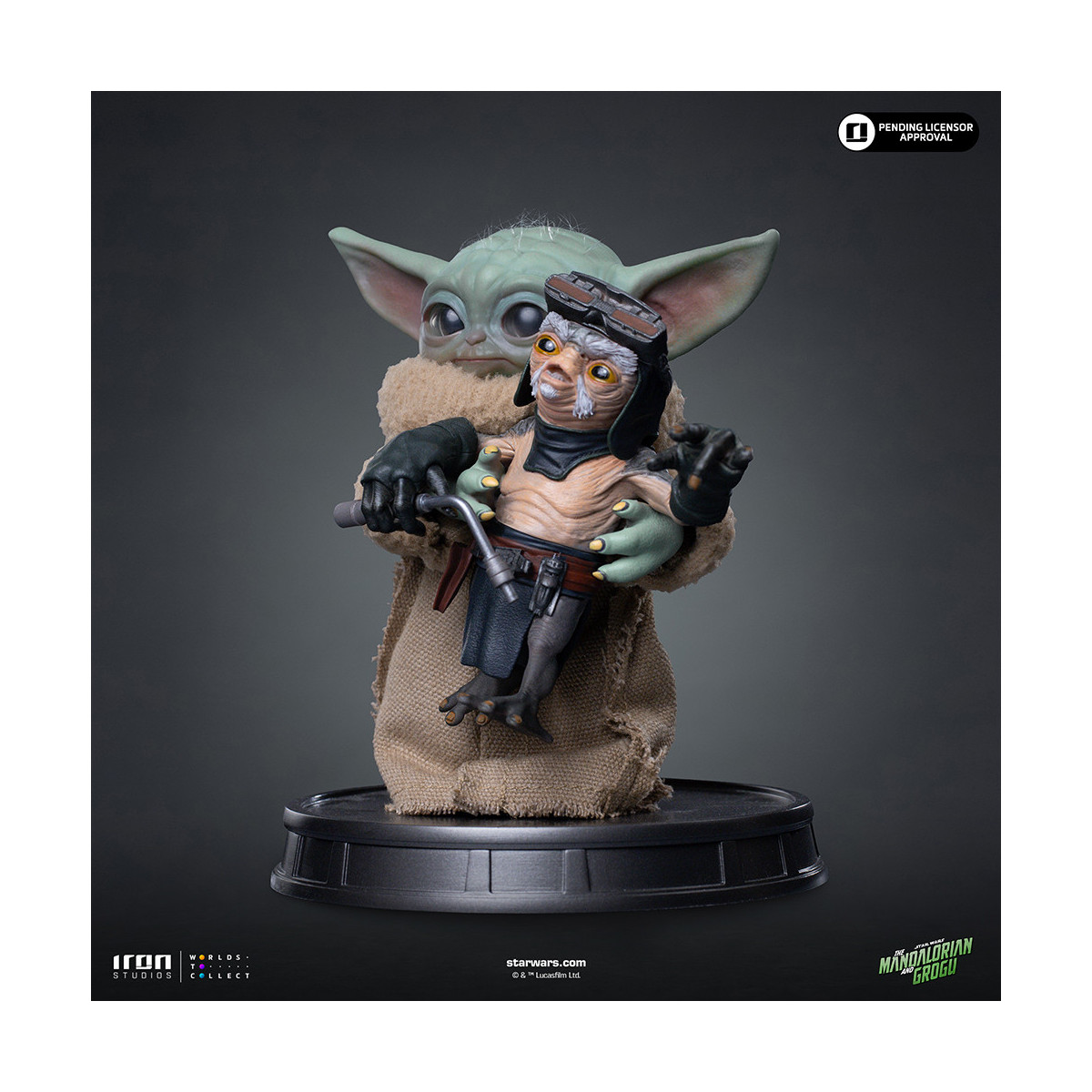 Iron Studios - Grogu No Squeezy - Grogu Collection Legacy Replica 1/4 - Star Wars: The Mandalorian e Grogu