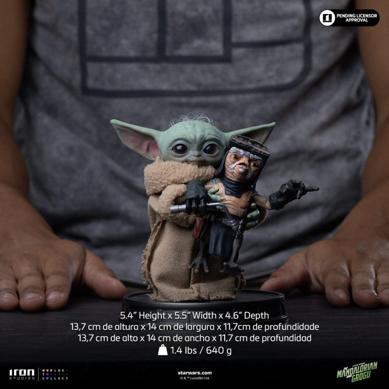 Iron Studios - Grogu No Squeezy - Grogu Collection Legacy Replica 1/4 - Star Wars: The Mandalorian e Grogu