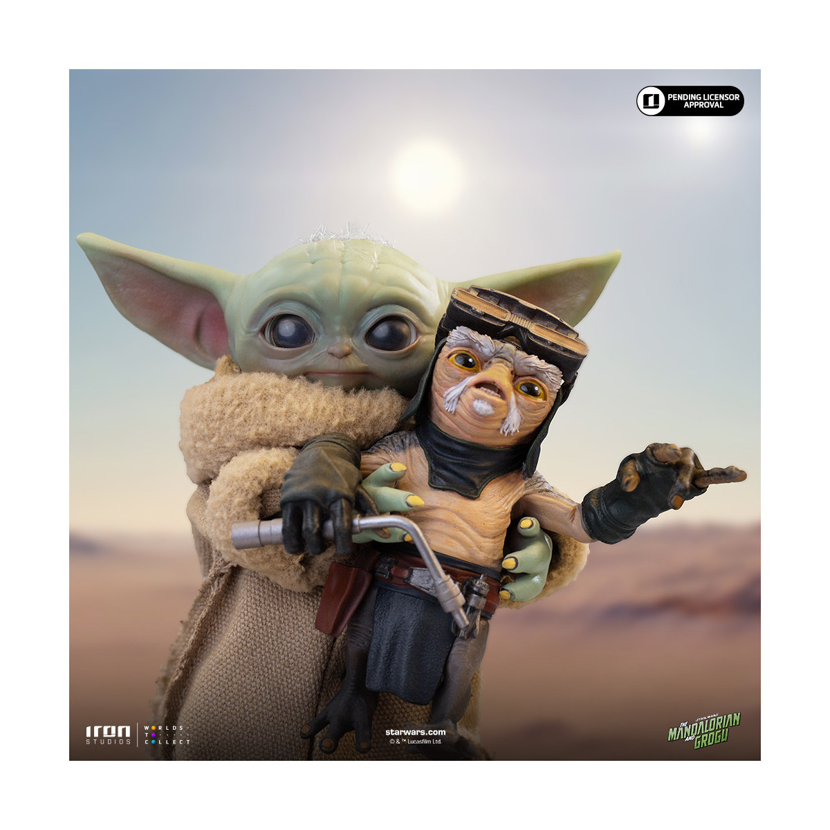 Iron Studios - Grogu No Squeezy - Grogu Collection Legacy Replica 1/4 - Star Wars: The Mandalorian e Grogu