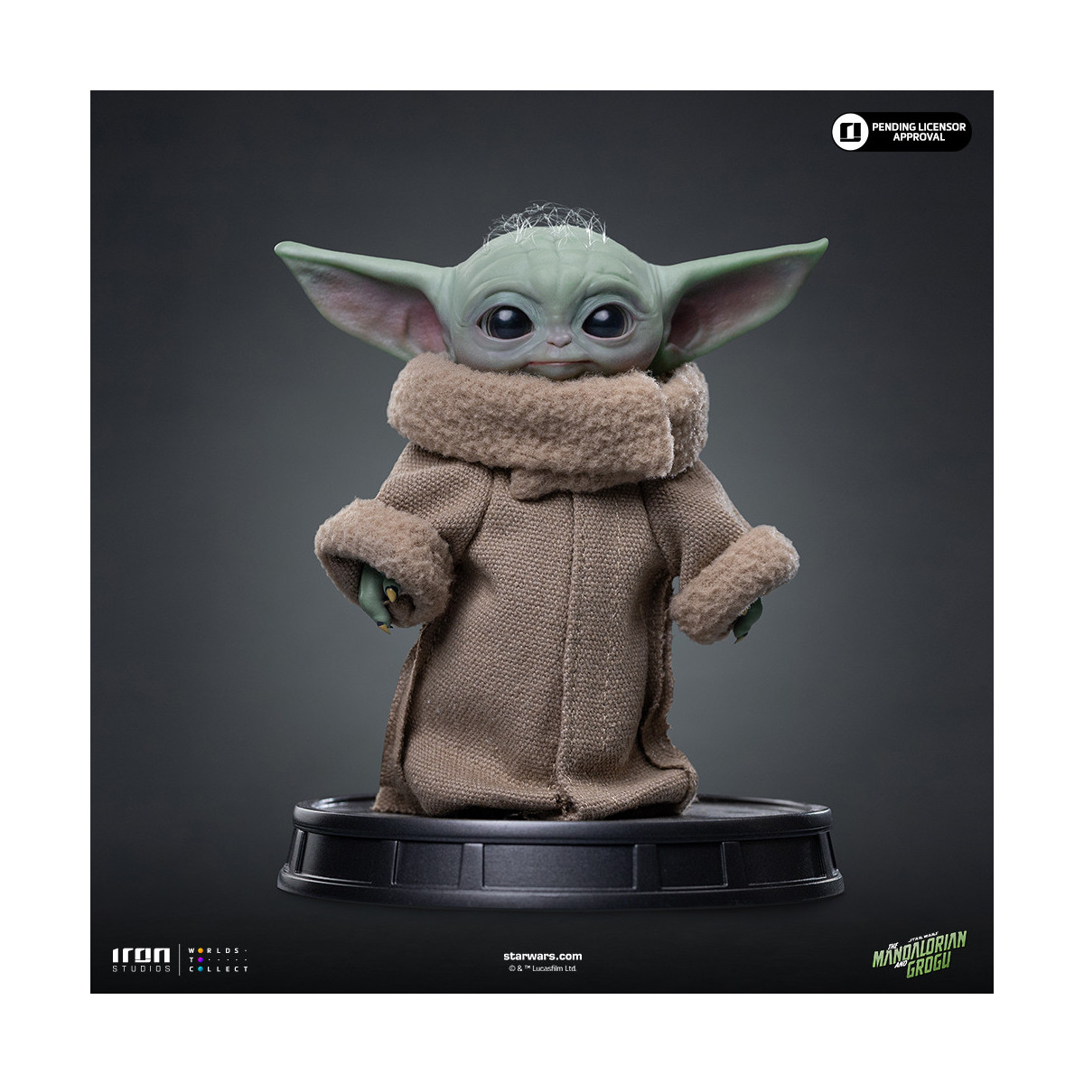 Iron Studios - Grogu sempre curioso - Grogu Collection Legacy Replica 1/4 - Star Wars: The Mandalorian e Grogu