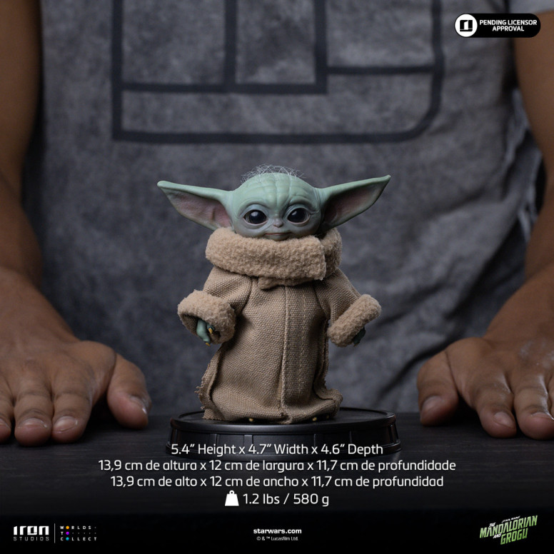 Iron Studios - Grogu sempre curioso - Grogu Collection Legacy Replica 1/4 - Star Wars: The Mandalorian e Grogu