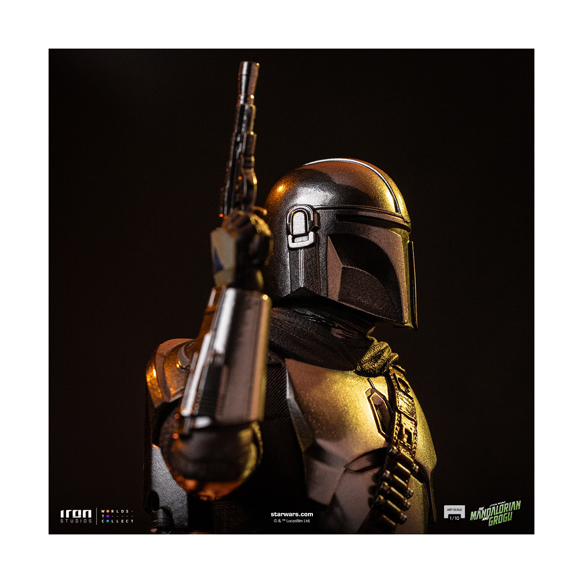 Iron Studios Star Wars - Il Mandaloriano e Grogu Art Scale 1/10 - Il Mandaloriano e Grogu Movie