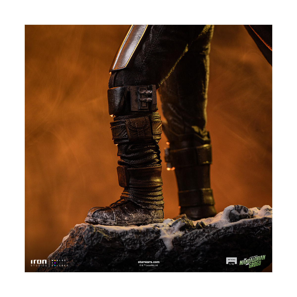 Iron Studios Star Wars - Il Mandaloriano e Grogu Art Scale 1/10 - Il Mandaloriano e Grogu Movie