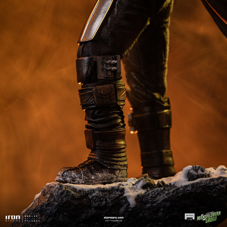Iron Studios Star Wars - Il Mandaloriano e Grogu Art Scale 1/10 - Il Mandaloriano e Grogu Movie