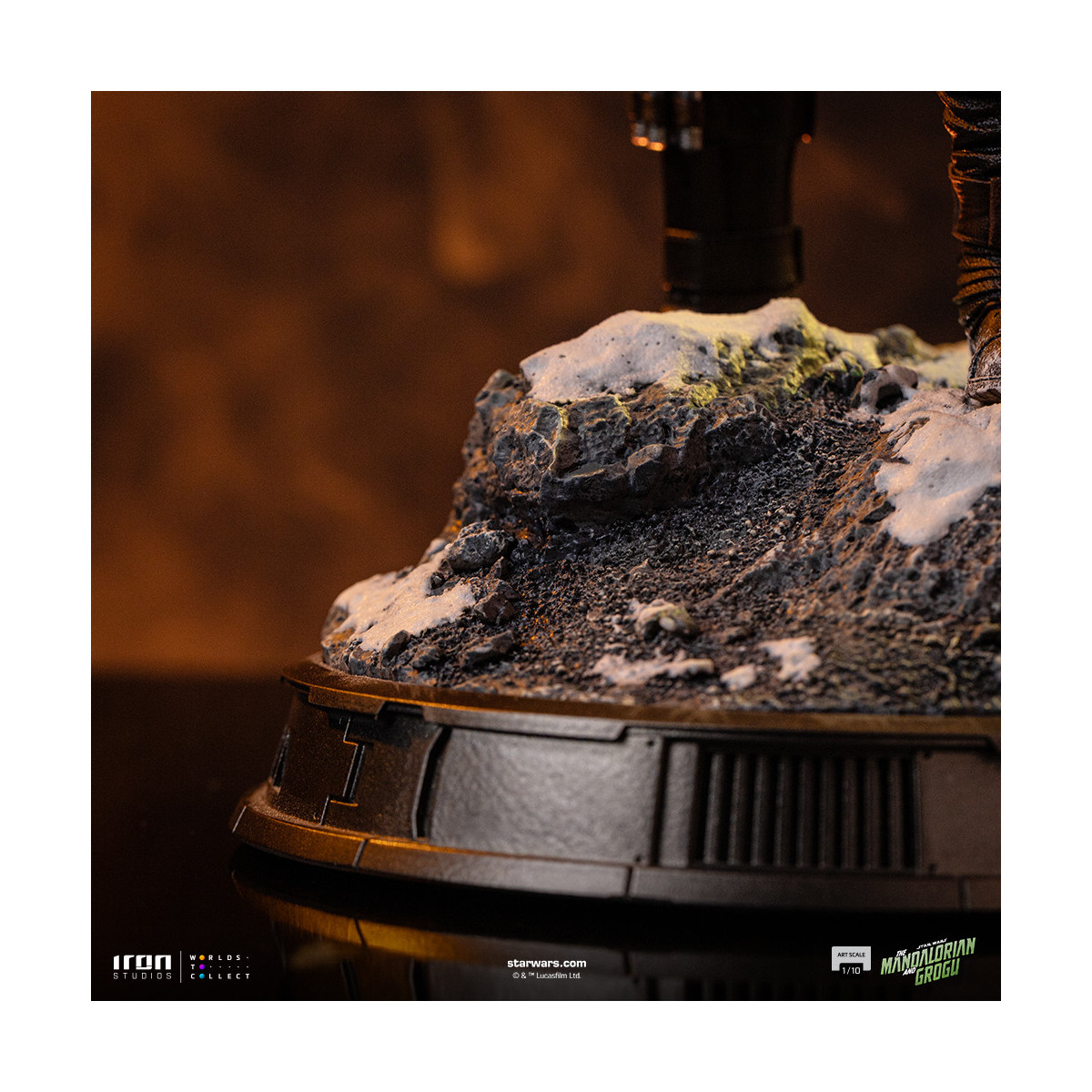 Iron Studios Star Wars - Il Mandaloriano e Grogu Art Scale 1/10 - Il Mandaloriano e Grogu Movie