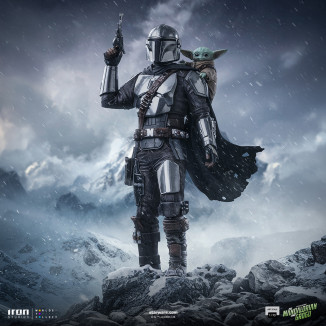 Iron Studios Star Wars - Il Mandaloriano e Grogu Art Scale 1/10 - Il Mandaloriano e Grogu Movie