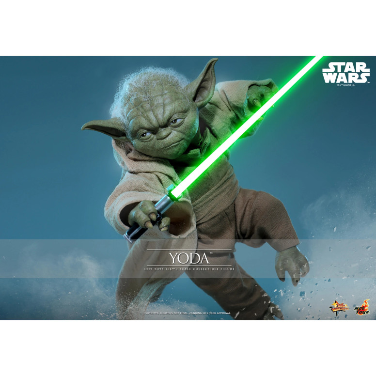 Hot Toys Star Wars - YODA 1/6 MMS878 - Episodio III: la vendetta dei Sith