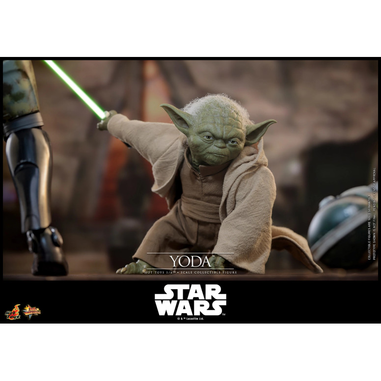 Hot Toys Star Wars - YODA 1/6 MMS878 - Episodio III: la vendetta dei Sith