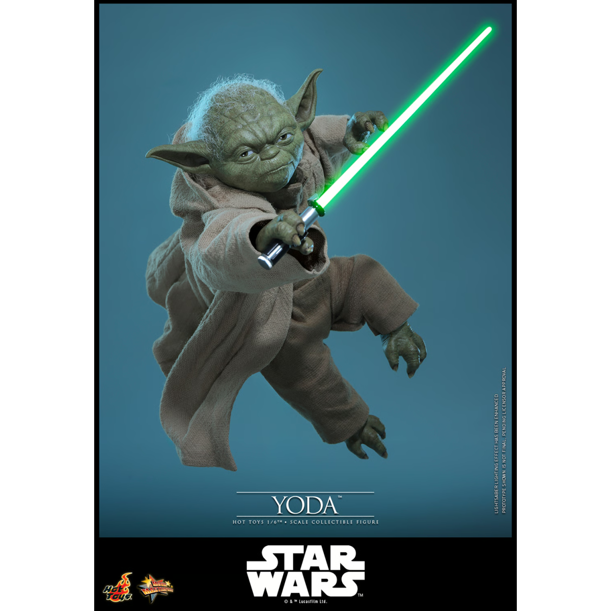 Hot Toys Star Wars - YODA 1/6 MMS878 - Episodio III: la vendetta dei Sith