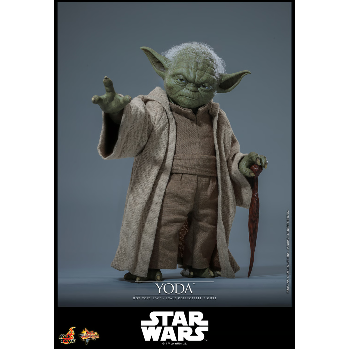 Hot Toys Star Wars - YODA 1/6 MMS878 - Episodio III: la vendetta dei Sith