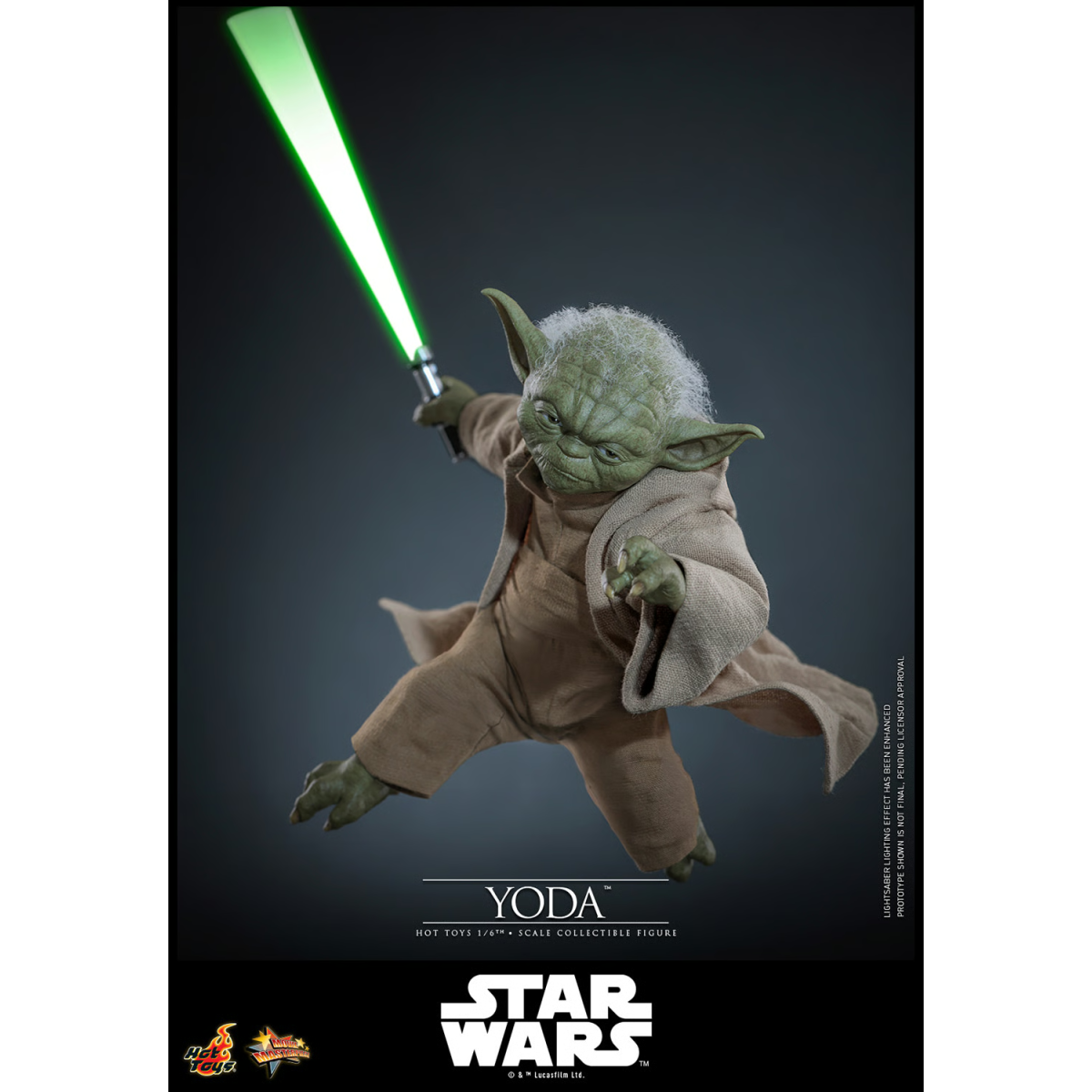 Hot Toys Star Wars - YODA 1/6 MMS878 - Episodio III: la vendetta dei Sith