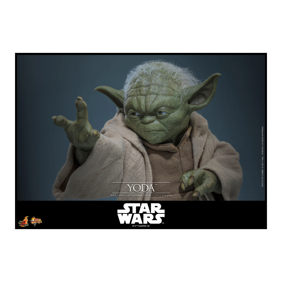 Hot Toys Star Wars - YODA 1/6 MMS878 - Episodio III: la vendetta dei Sith