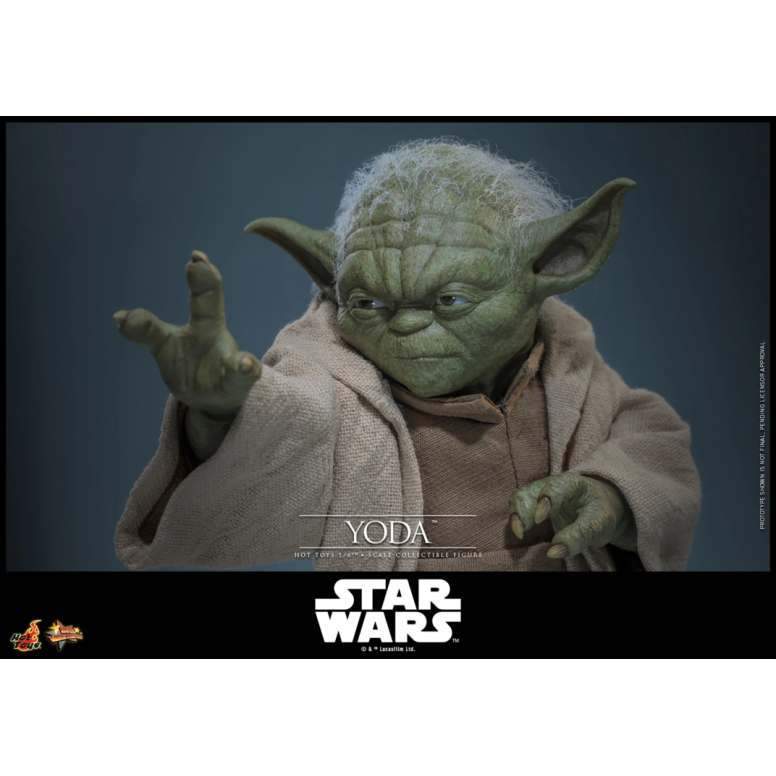 Hot Toys Star Wars - YODA 1/6 MMS878 - Episodio III: la vendetta dei Sith
