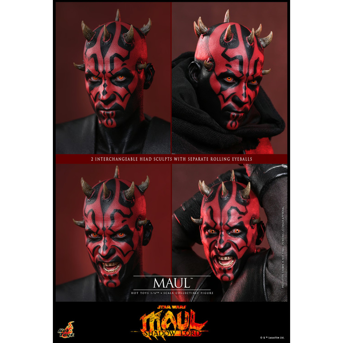 Hot Toys Star Wars - Darth Maul 1/6 TMS187 - Star Wars: Maul - Signore delle ombre