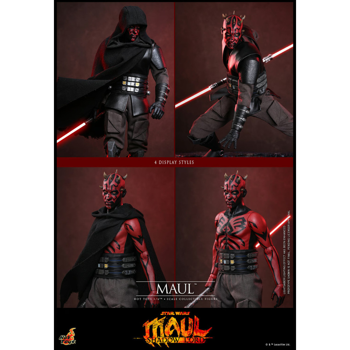 Hot Toys Star Wars - Darth Maul 1/6 TMS187 - Star Wars: Maul - Signore delle ombre