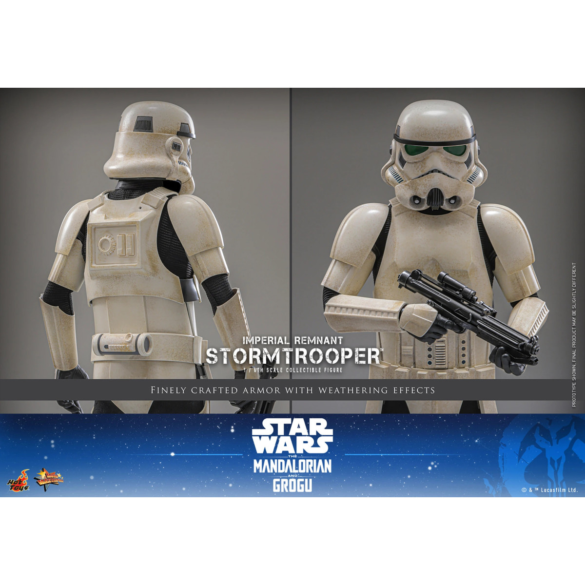 Hot Toys Star Wars - Imperial Remnant Stormtrooper 1/6 MMS836 - Star Wars: The Mandalorian & Grogu