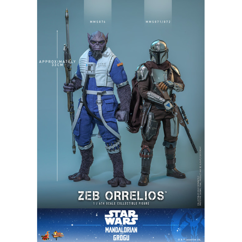 Hot Toys Star Wars - Zeb Orrelios 1/6 MMS876 - Star Wars: The Mandalorian & Grogu