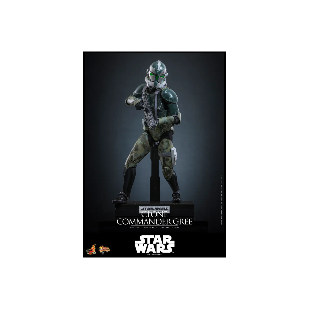 Hot Toys Star Wars - Comandante Clone Gree 1/6 MMS877 - Episodio III: La vendetta dei Sith