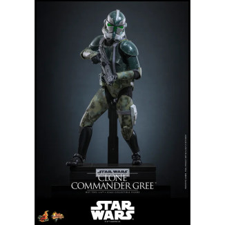Hot Toys Star Wars - Comandante Clone Gree 1/6 MMS877 - Episodio III: La vendetta dei Sith