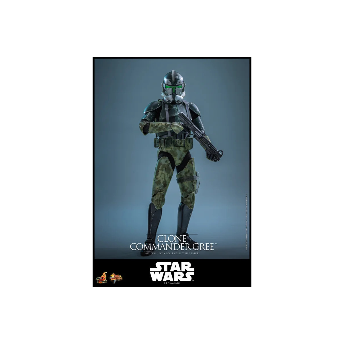 Hot Toys Star Wars - Comandante Clone Gree 1/6 MMS877 - Episodio III: La vendetta dei Sith