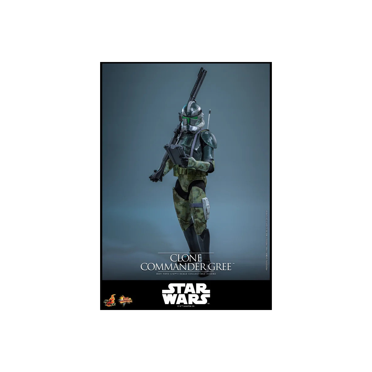 Hot Toys Star Wars - Comandante Clone Gree 1/6 MMS877 - Episodio III: La vendetta dei Sith