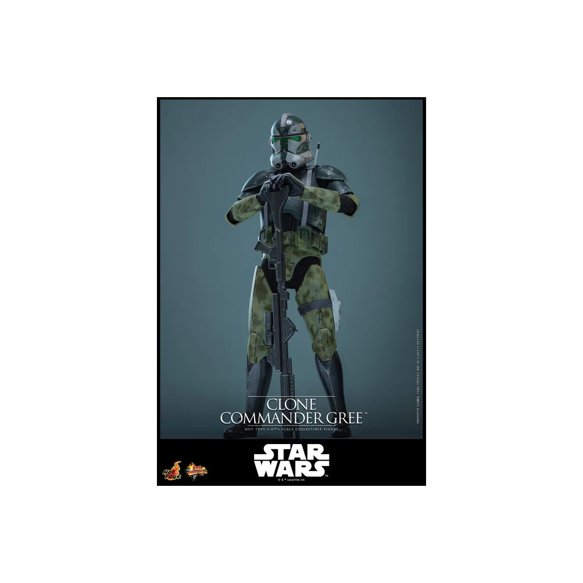 Hot Toys Star Wars - Comandante Clone Gree 1/6 MMS877 - Episodio III: La vendetta dei Sith