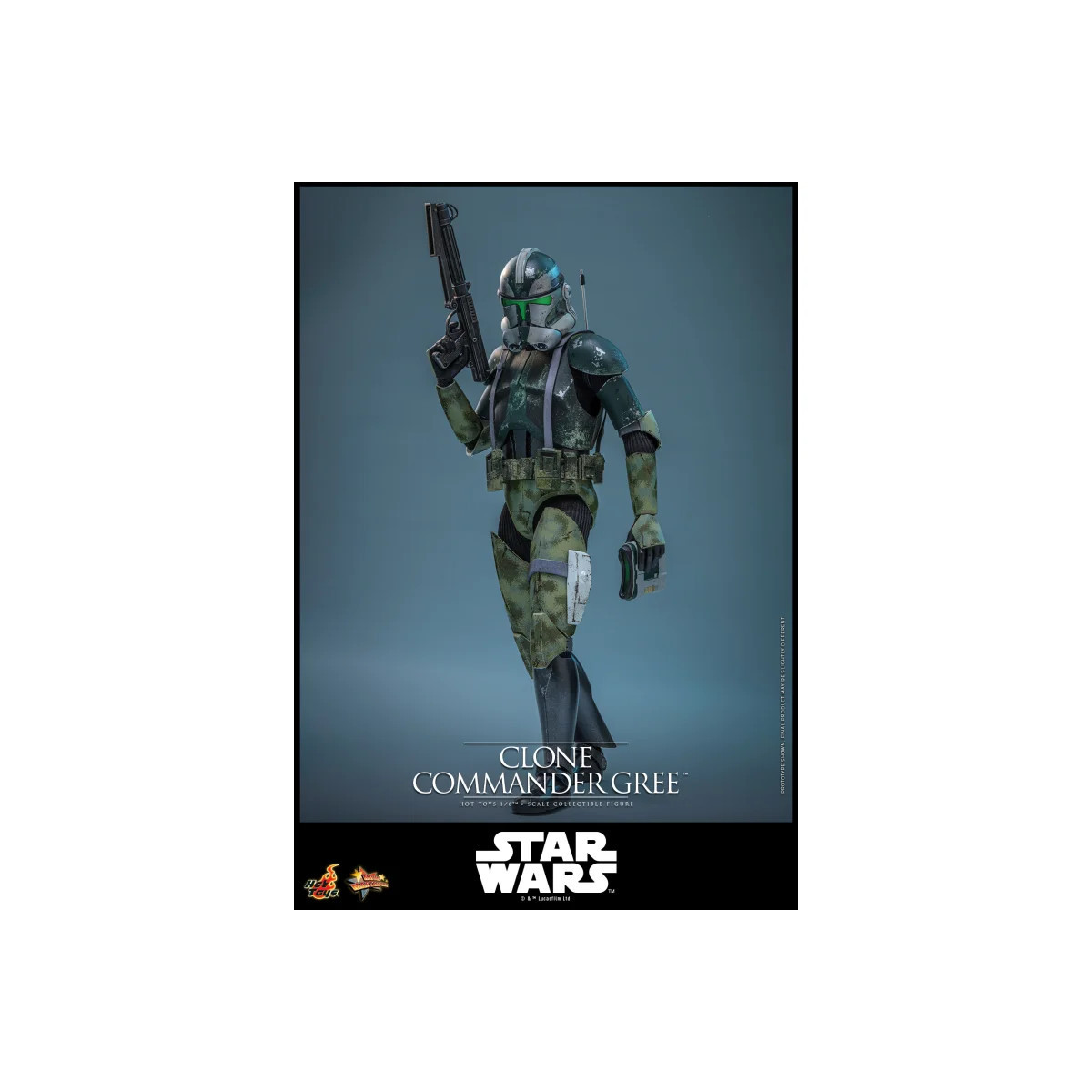 Hot Toys Star Wars - Comandante Clone Gree 1/6 MMS877 - Episodio III: La vendetta dei Sith