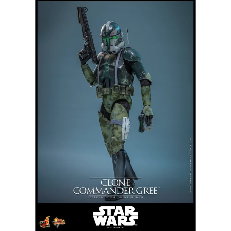 Hot Toys Star Wars - Comandante Clone Gree 1/6 MMS877 - Episodio III: La vendetta dei Sith
