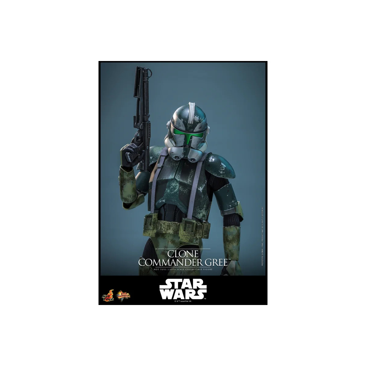 Hot Toys Star Wars - Comandante Clone Gree 1/6 MMS877 - Episodio III: La vendetta dei Sith