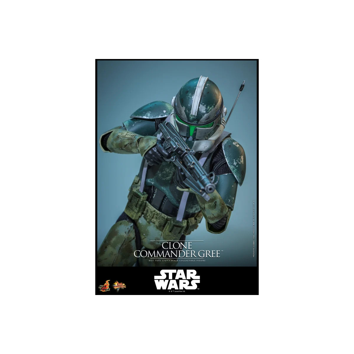Hot Toys Star Wars - Comandante Clone Gree 1/6 MMS877 - Episodio III: La vendetta dei Sith