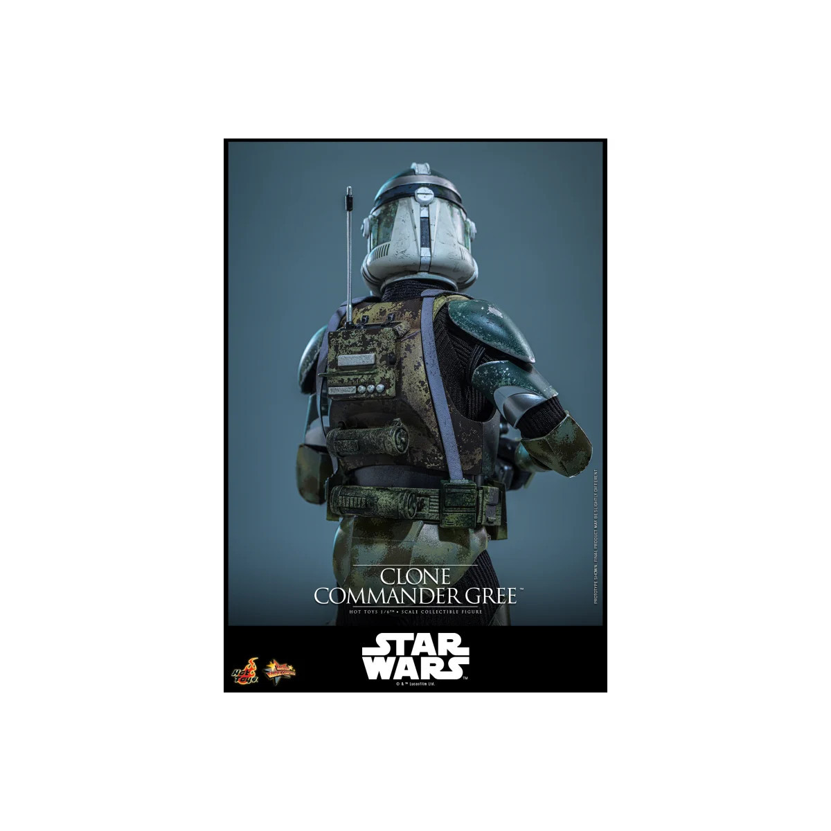 Hot Toys Star Wars - Comandante Clone Gree 1/6 MMS877 - Episodio III: La vendetta dei Sith