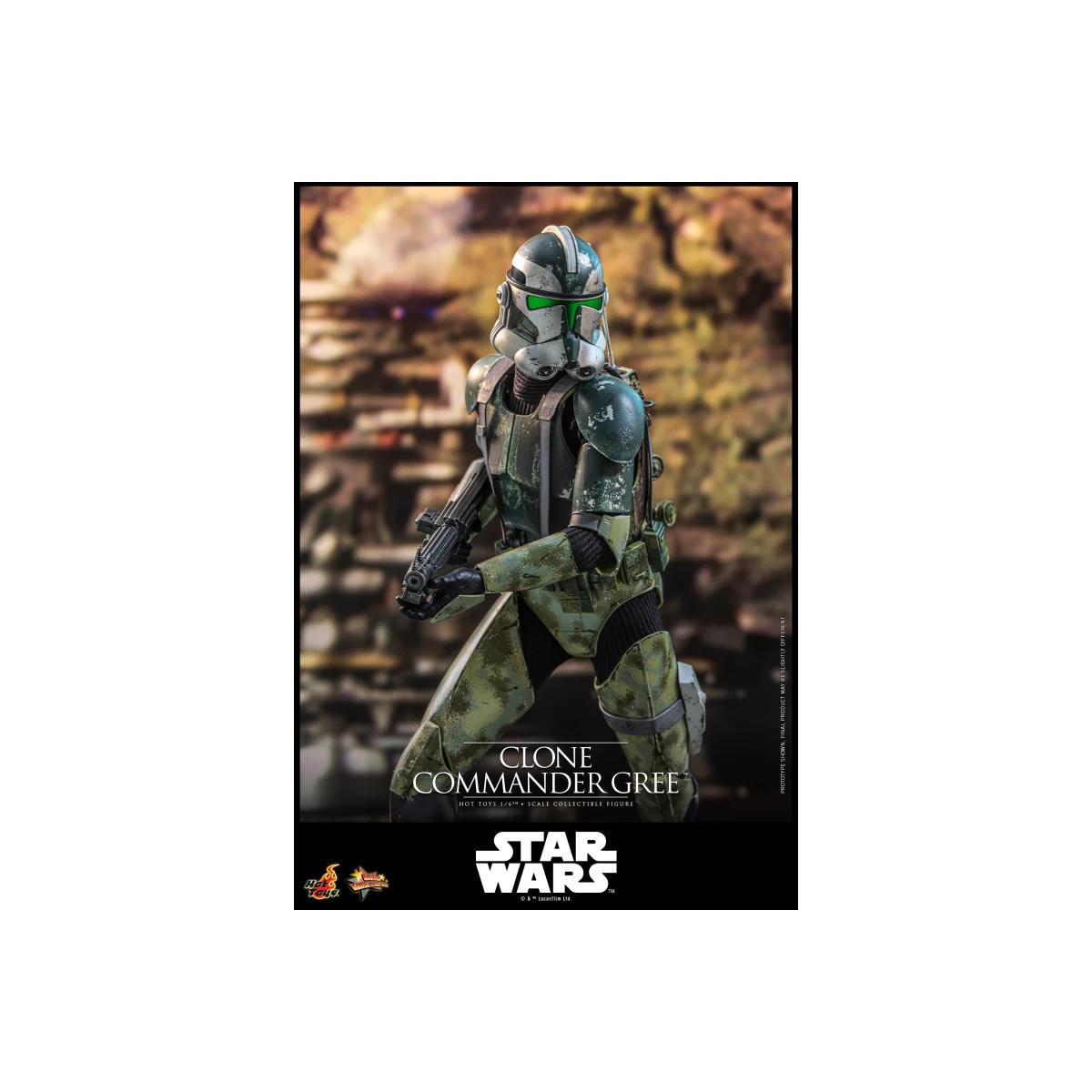 Hot Toys Star Wars - Comandante Clone Gree 1/6 MMS877 - Episodio III: La vendetta dei Sith