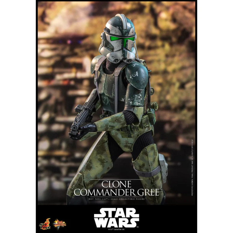 Hot Toys Star Wars - Comandante Clone Gree 1/6 MMS877 - Episodio III: La vendetta dei Sith